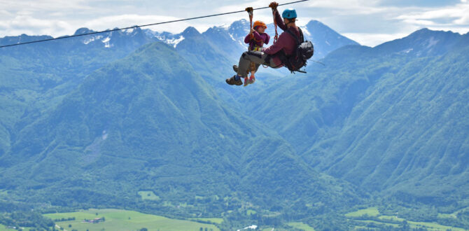 i bambini possono andare sulla zipline