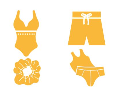 Items to bring for private rafting on Soča river: swimsuit or bikini, extra underwear, and ponytail elastics.